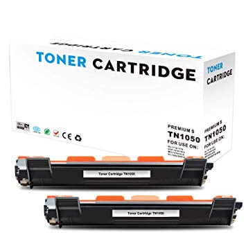 ZOOMTEC Compatible TN1050 Toner Cartridge Use with Brother HL-1110 HL-1112 DCP-1510 DCP-1512 MFC-1810 MFC-1510 HL-1202 DCP-1617NW Printer (Black, 2 Pack)