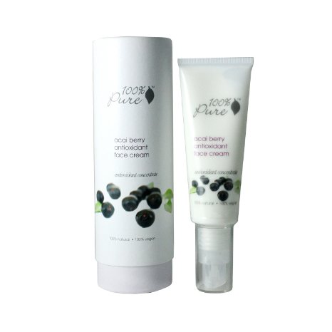 100% Pure Acai Berry Antioxidant Face Cream, 1.6 Fluid Ounce