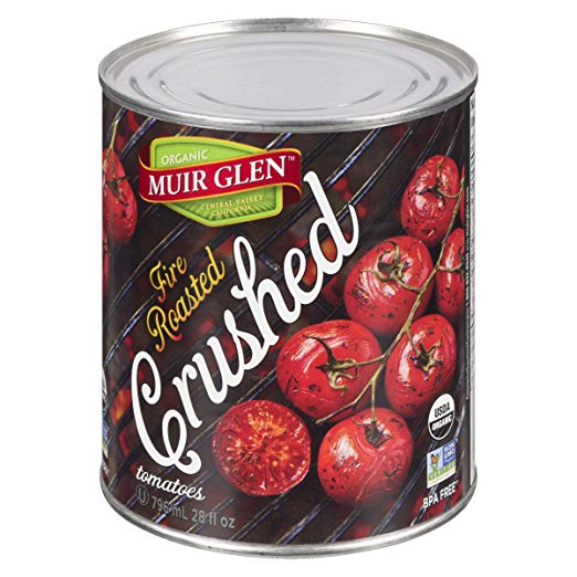 Muir Glen Organic Fire Roasted Crushed Tomatoes, 796-Milliliter