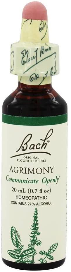 Bach, Bach Original Flower Remedies Agrimony, 0.68 Fl Oz