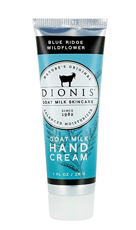 Dionis Goat Milk Skincare Hand Cream (Blue Ridge Wildflower, 1 oz)