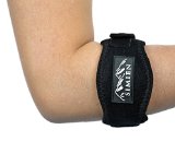 SIMIEN Tennis Elbow Brace 2-count - Pain Relief for Tennis and Golfers Elbow - Best Forearm Brace and Elbow Support with Compression Pad - One Size Fits Most - Bonus Wrist Sweatband and E-Book