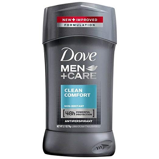 Dove Men Care Antiperspirant Deodorant Stick Clean Comfort 2.7 oz (Pack of 11)