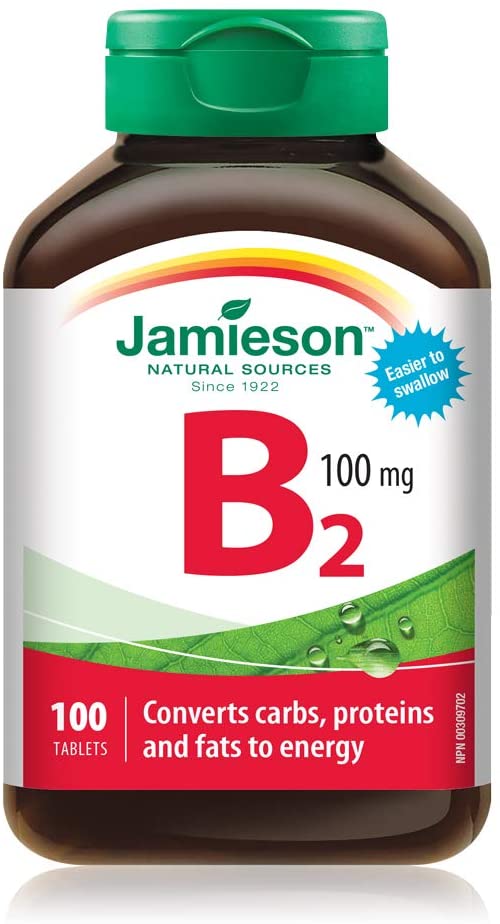 Jamieson Vitamin B2 100mg (Riboflavin)