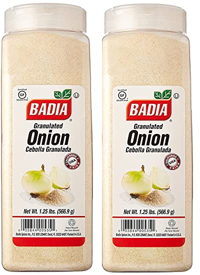 Badia Onion Granulated 1.25 lbs, 30 count (Two Pack)