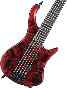 Ibanez EHB Ergonomic Headless 5-string Bass Guitar - Stained Wine Red Low Gloss