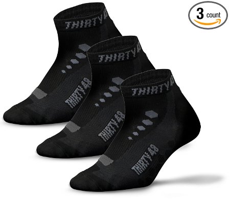 Low Cut Cycling Socks, Thirty48, Unisex; Running,Spin Class,Hiking,Gym Training