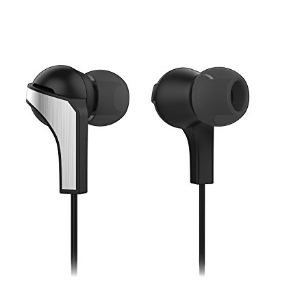 G-CORD (TM) In-Ear Wired Stereo Sound Earphones with Mic [for Android, iOS and Windows Systems]