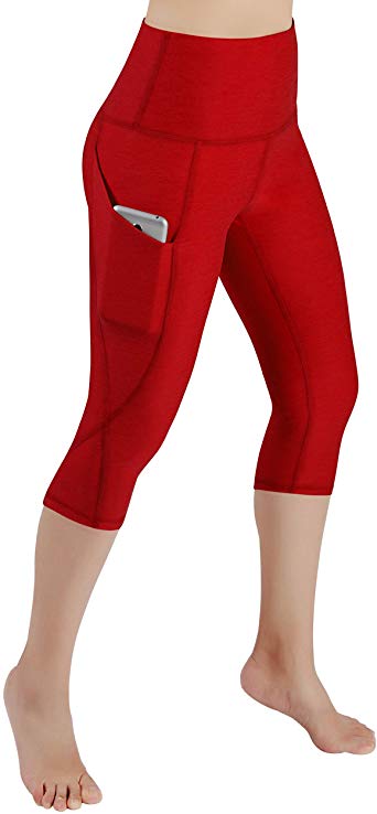 ODODOS Out Pocket High Waist Yoga Pants,Tummy Control,Pocket Workout Yoga Pant