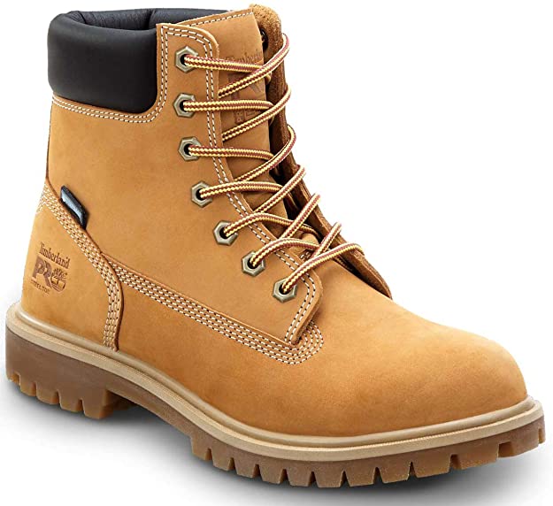 Timberland PRO 6-inch Direct Attach Women's, Wheat, Slip Resistant, Steel Toe, EH, Waterproof, Insulated Boot