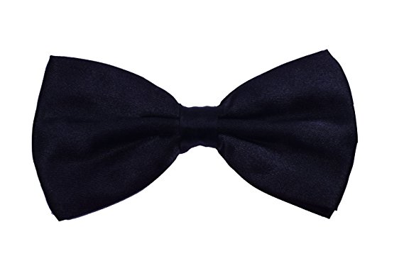 BODY STRENTH Adjustable Bow Ties for Men Formal Solid Color Tuxedo Bowtie