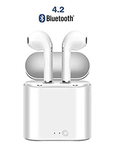 Bluetooth Headphones Wireless Earbuds Bluetooth Headsets True Portable Noise Cancelling Earphones,Built-in Mic Stereo Sports Earplugs with Charging Box for Most Smart Devices