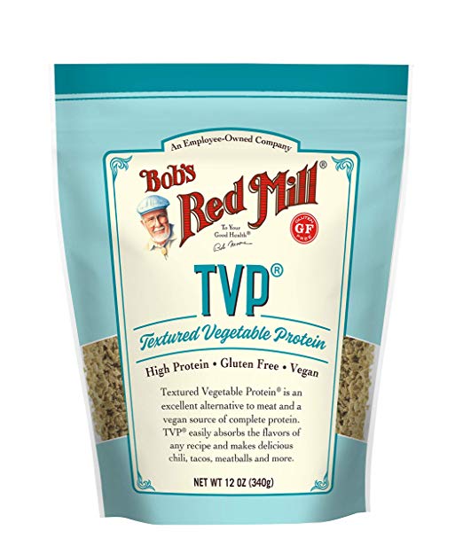 TVP (Textured Vegetable Protein),12 Ounce (Pack of 1)