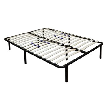 Swiss Pro (Euro Base) Slat Platform Bed Frame with Adjustable Firmness Size Full