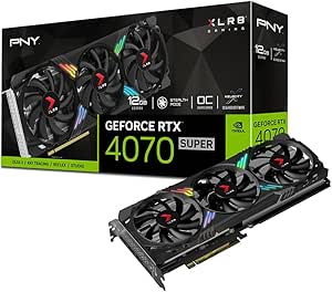 PNY GeForce™ RTX 4070 SUPER™ 12GB XLR8 Gaming Verto™ Epic-X RGB™ Overclocked Triple Fan DLSS 3