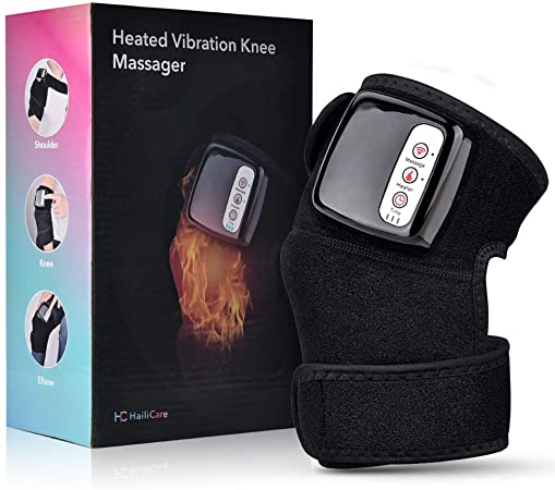 Wireless Heating Knee Pads Vibration Massager for Knee Pain Relief - Single One