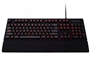 Fnatic Gear Rush LED Backlit Mechanical Pro Gaming Keyboard with Red MX Cherry Switches, US Layout