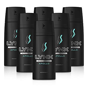 Lynx Apollo Body Spray Deodorant 150 ml - Pack of 6