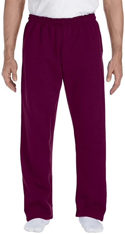 Gildan Men's Fleece Open Bottom Pocketed Pant