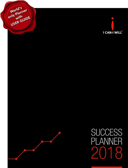 I Can-I Will Success Planner Diary Organizer Weekly Monthly Yearly 2018 Hardbound (FSP18HB)