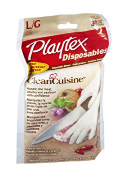 Playtex CleanCuisine Disposable Food Prep Gloves - 30 Count - Large