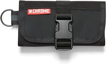 Chrome Industries Doubletrack Bicycle Saddle Roll Bike Tool Bag, Black