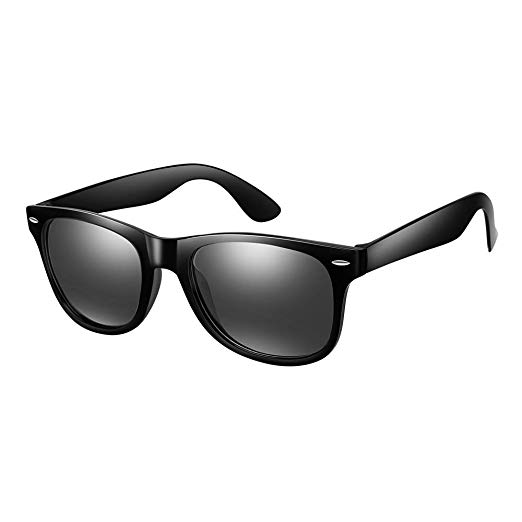 EFE Classic Oversized Polarized Sunglasses for Women Composite Frame UV 400 Protection Fashion Retro Eyewear