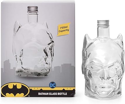 Thumbs Up DC Comics Batman Glass Carafe, 750 ml, Glass, 17 x 17.5 x 22 cm Transparent