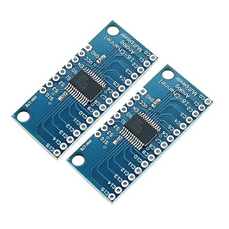 2PCS CD74HC4067 16 Channel Analog Digital Multiplexer MUX Breakout Board CD74HC4067 Precise Module Compatible with Ar-duino DIY