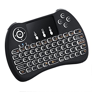 Backlight Mini Wireless Keyboard with Touchpad Mouse-2.4GHz H9 Mini Multi-media Portable Handheld Keyboard For PC Xbox 360 Android TV Box IPTV-Mini Kitty