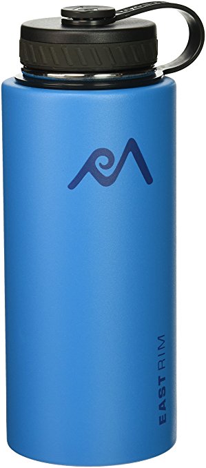 East Rim Vacuum Insulated Stainless Steel Wide Mouth Water Bottle