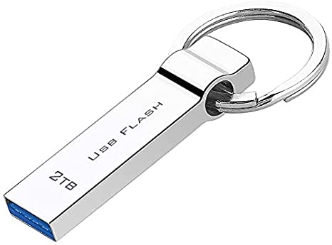2000GB USB 3.0 Flash Drive 2TB, 2000GB Ultra High Speed 2000GB Memory Stick 3.0 with Rotated Design - Read & Write Speads up to 100MB/S, USB 3.0 Thumb Drive 2TB Compatible with Computer/Laptop