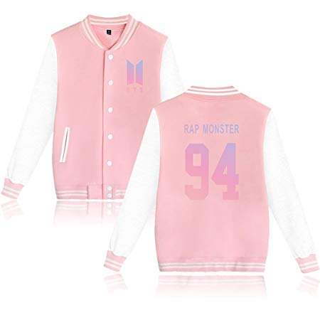 Dolpind BTS Love Yourself Baseball Jacket Bangtan Boys Merchandise Jimin Jungkook Hoodie
