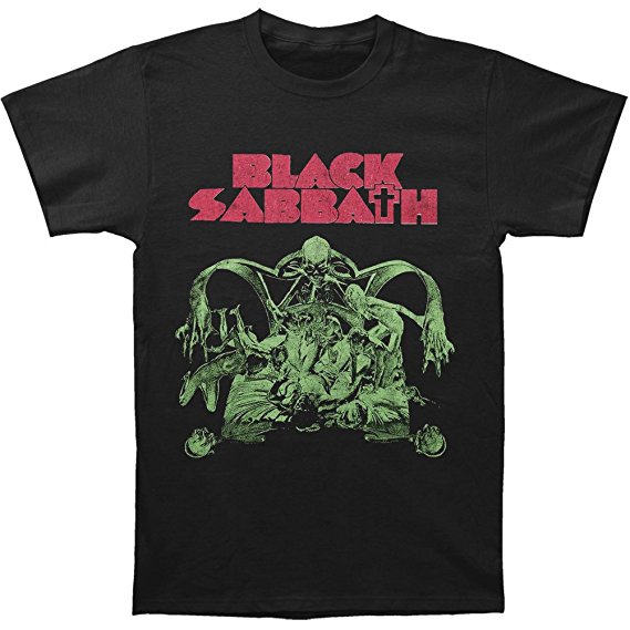 Black Sabbath Men's Sabbath Bloody Sabbath Cutout T-shirt Black