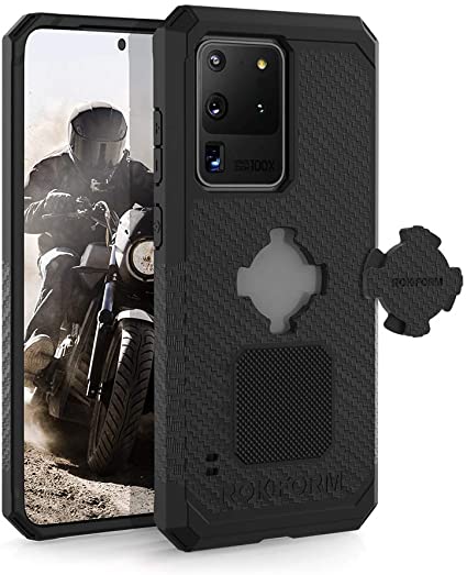 Rokform - Galaxy S20 Ultra Magnetic Case with Twist Lock, Military Grade Rugged S20 Ultra Case Series (Black)