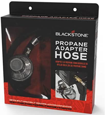 Blackstone Propane Adapter Hose & Regulator for 20 lb Tank, Gas Grill & Griddle - Weather Resistant & Corrosion Resistant - Extends Up to 3 Feet - 5471