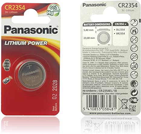 Panasonic CR2354 Lithium Coin Battery 3V 560MAH