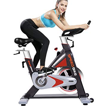 L NOW Pro Indoor Cycling Bike LD577- Exercise Bike Commercial Standard (Red)