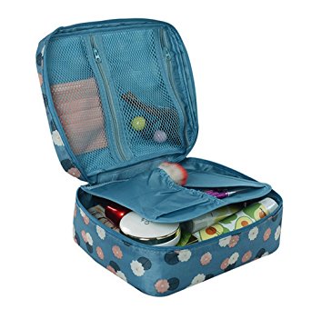 Itraveller Printed Multifunction Portable Travel Toiletry Bag Cosmetic Makeup Pouch