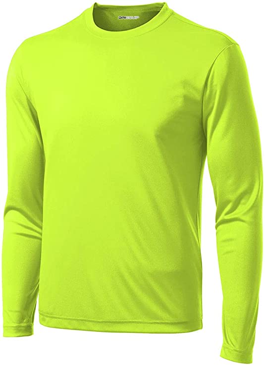 DRI-Equip Long Sleeve Moisture Wicking Athletic Shirts