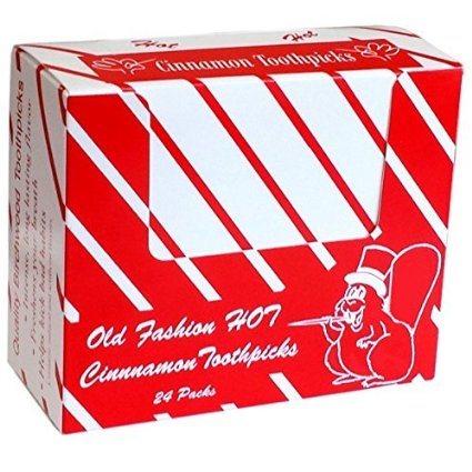 Classic Hot Cinnamon Toothpicks - 24 Packs