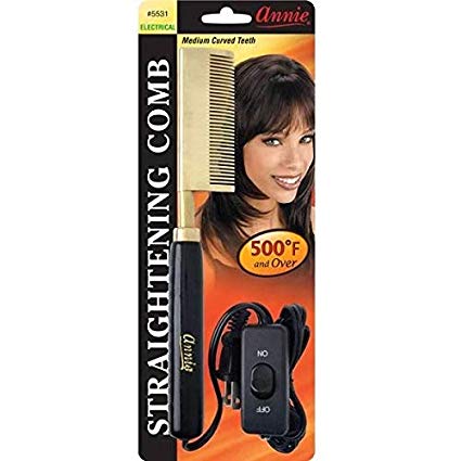 Annie Electrical Straightening Comb Curved Head 5531