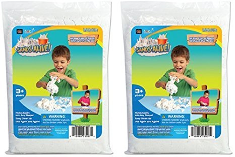 Sands Alive! By Play Visions 2-pound Bulk Bag No Mess Sand 2 Pack-4 LBS