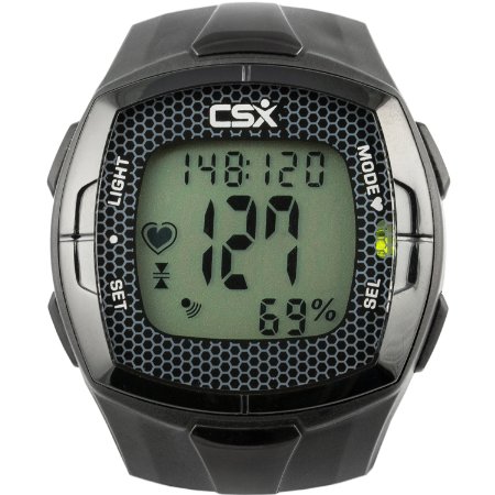 CSX Heart Rate Monitor Watch with Chest Strap, HRM C536X