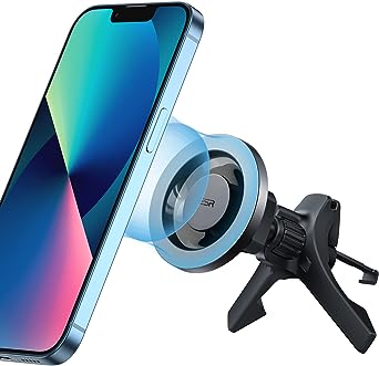 ESR Magnetic Car Mount, Compatible with MagSafe Car Mount, Magnetic Phone Holder for Car, Air Vent Mount for iPhone 14/13, Charging Not Supported