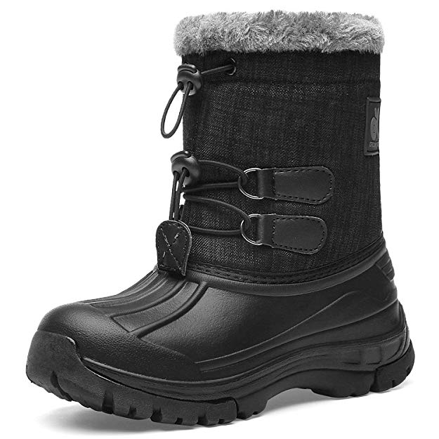 Kids Snow Boots Boys & Girls Winter Boots Lightweight Waterproof Cold Weather Outdoor Boots  (Toddler/Little Kid/Big Kid)