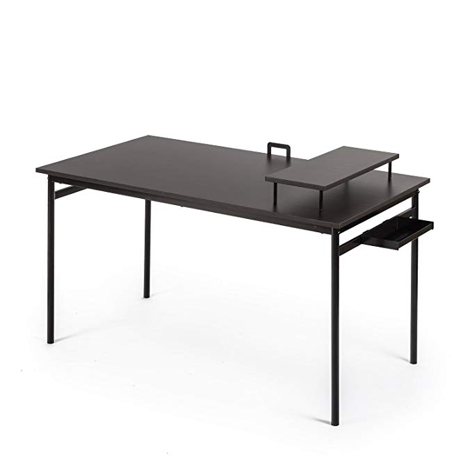 Zinus Port Computer Desk/Workstation in Espresso, Large