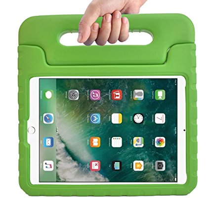 BMOUO New iPad 9.7 Inch (2017) Case - ShockProof Case Light Weight Kids Case Cover Handle Stand Case for Apple iPad 9.7 Inch 2017 New Model - Green