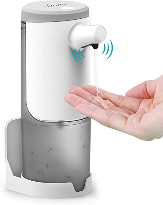 Automatic Hand Sanitizer Dispenser, Dish Soap Dispenser 15.22oz/450mL,3 Levels Touchless 1200mAh USB Rechargeable, Wall-Mounted & Desktop,Alcohol Gel Dish soap Dispenser for Kitchen Bathroom