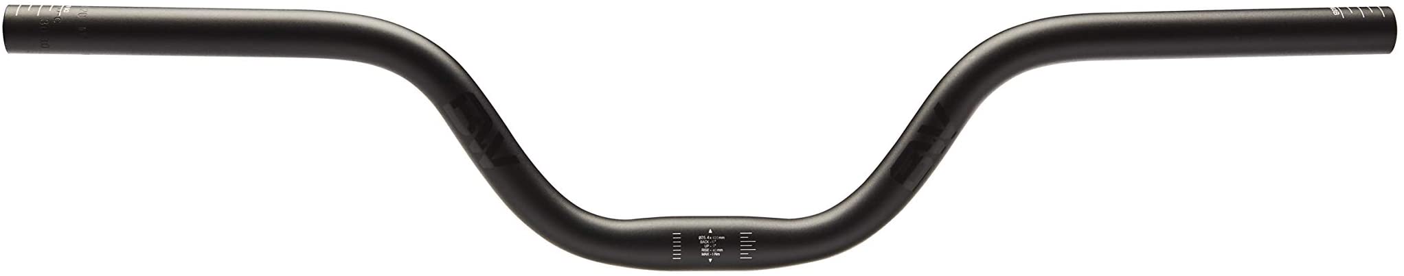 BW Riser Handlebar - Great for Mountain, Road, and Hybrid Bikes - Fits 25.4mm Stems - Multiple Rise Options